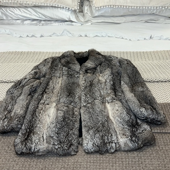 Genuine rabbit fur  coat - Picture 9 of 11